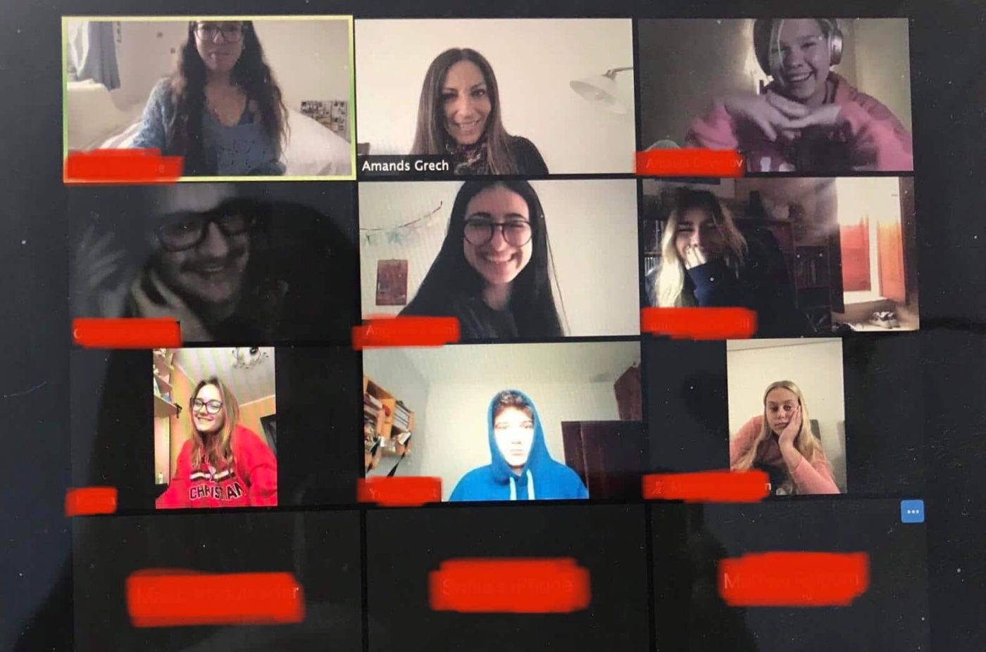 Online Lessons Through Zoom