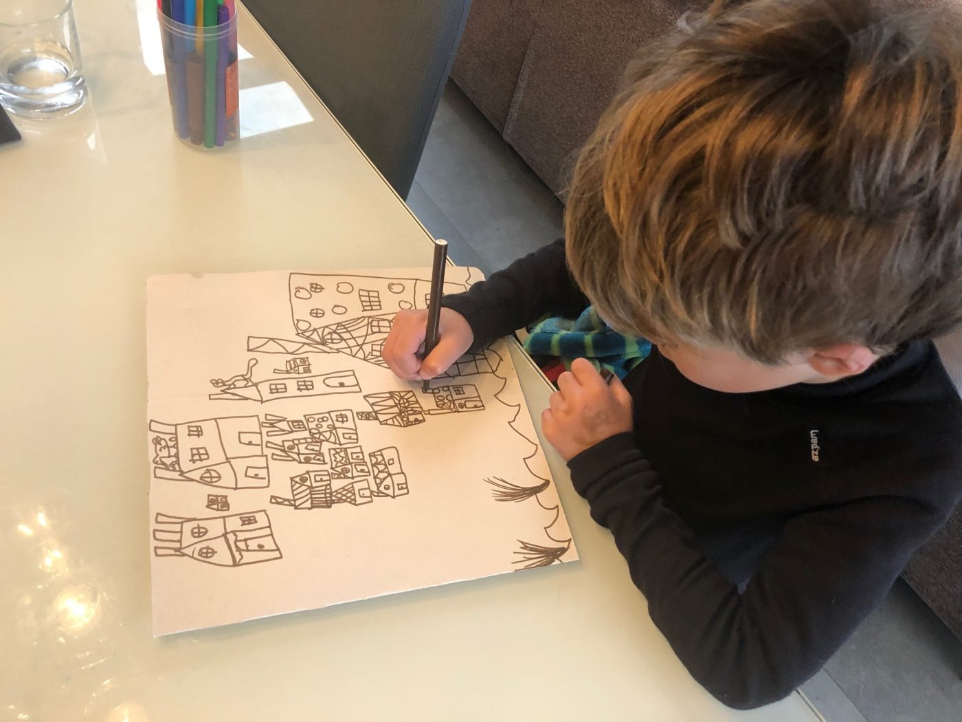 Colourful Villages – Last week’s art topic
