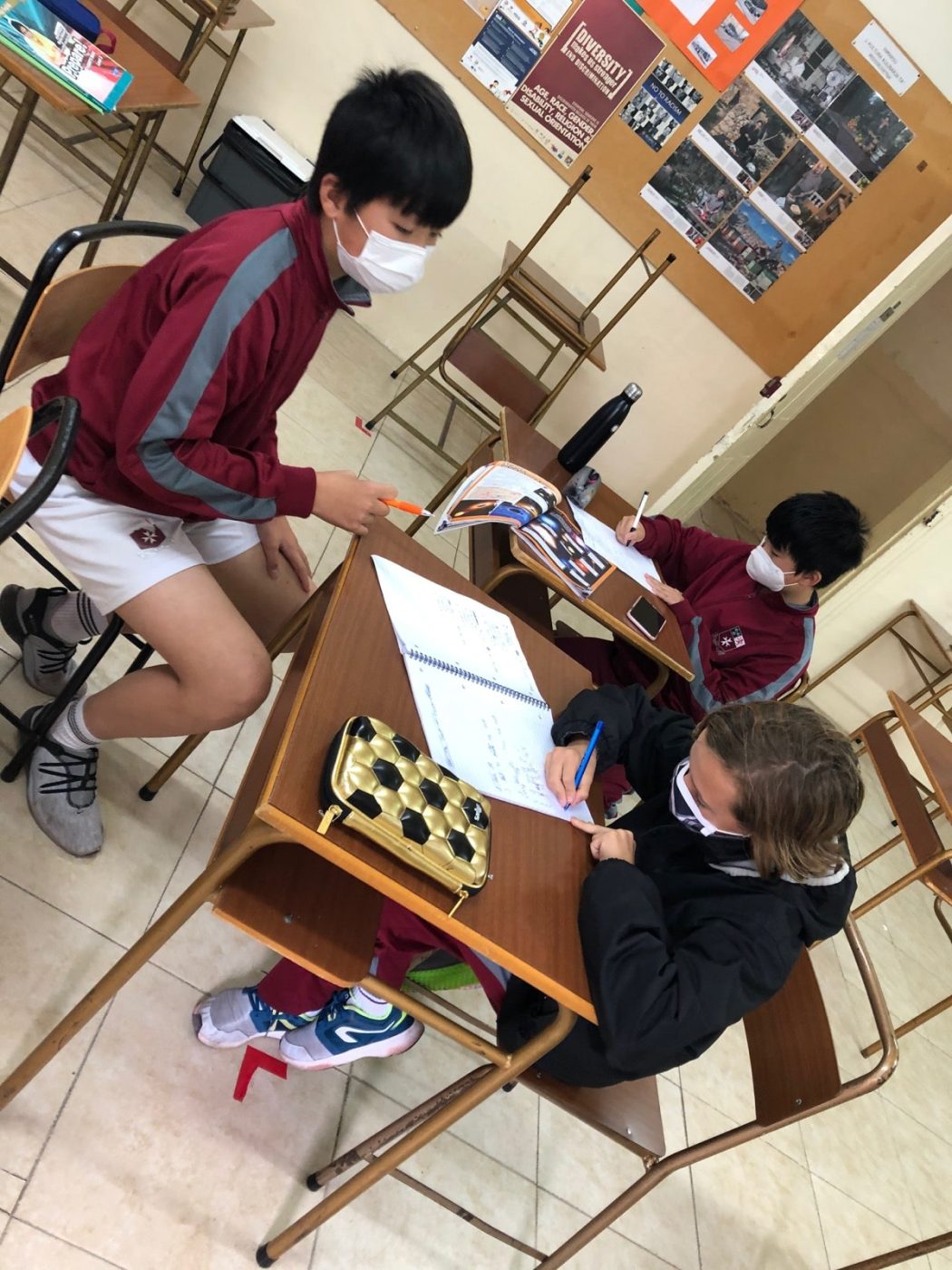 Year 7s taking over their TEFL lessons