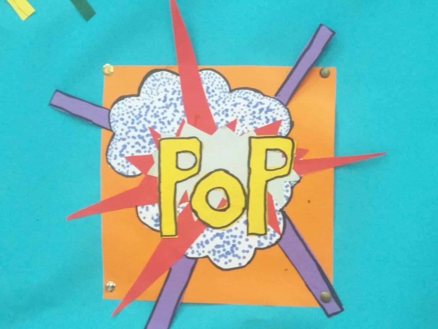 A pop of colour