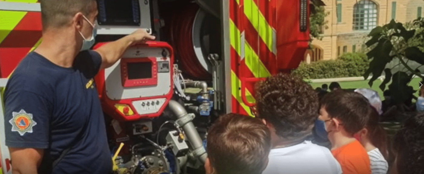 Summer Schoolers learn to put out fires