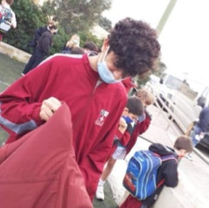Injured student on the mend